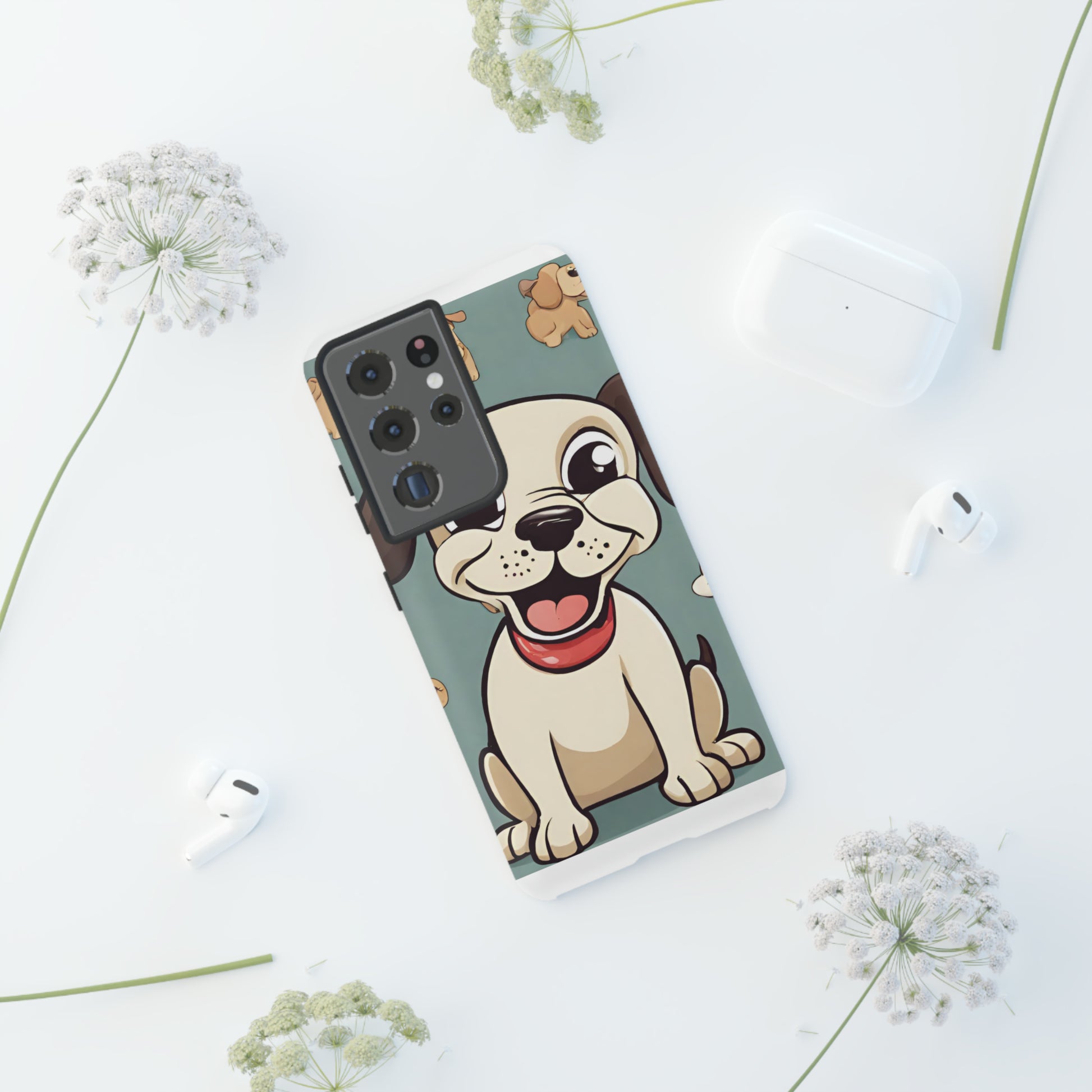 Sniffwagglendwalk™ Multi Dog Design Tough Phone CaseS. - Sniff Waggle And Walk