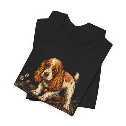 Funny gardening dog t-shirt for Cocker Spaniel owners