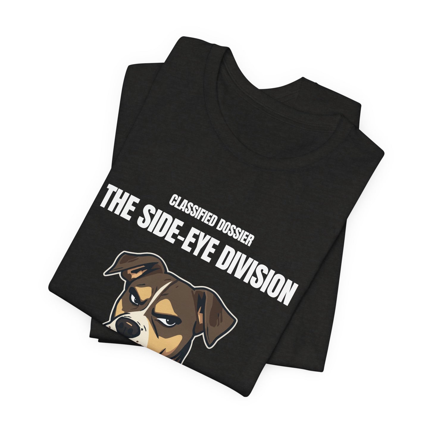 Grumpy Boxer Dog T‑Shirt — Cute Cartoon Pet Portrait Tee