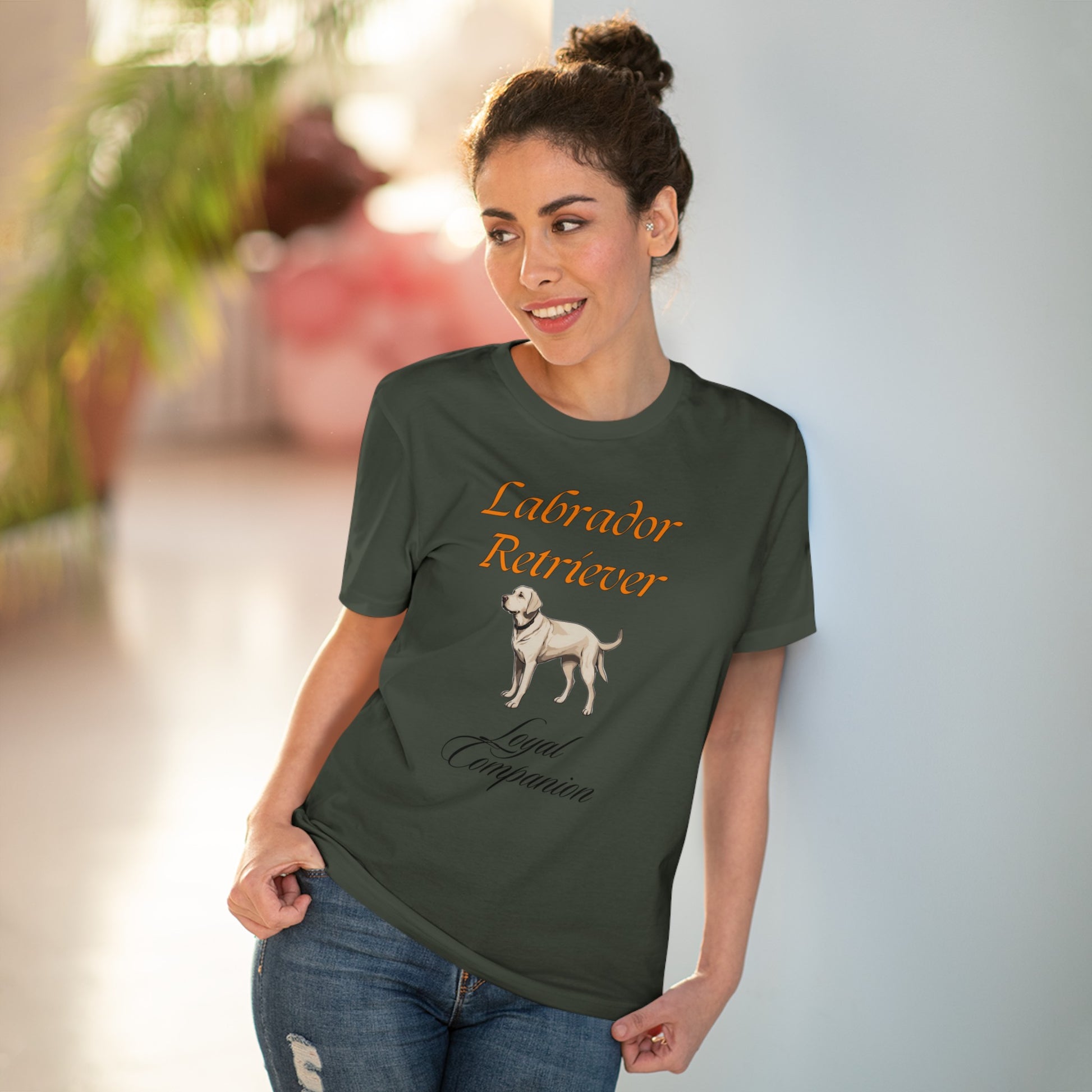 LABRADOR RETRIEVER "Loyal Companion" Organic eco friendly soft T-shirt - Unisex - Sniff Waggle And Walk