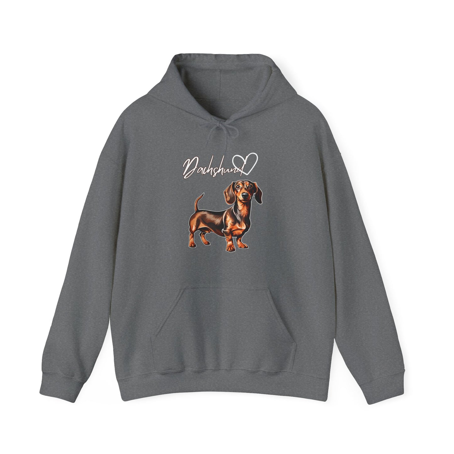 "Dachshund Hoodie for Dog Lovers-Cozy Sweatshirt with Cute Dachshund Design-Worldwide Shipping Available"