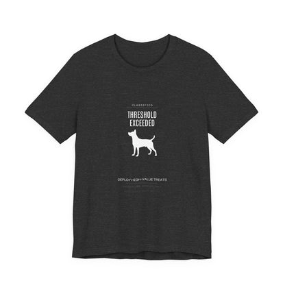 Threshold Exceeded Tee — Cybercore Graphic T‑Shirt