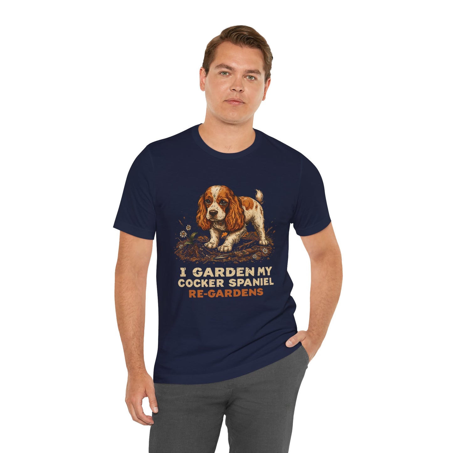 Cocker Spaniel Re-Gardens funny dog t-shirt