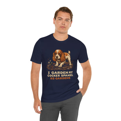 Cocker Spaniel Re-Gardens funny dog t-shirt