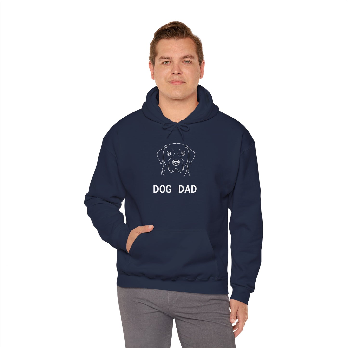 Maroon Labrador Dog Dad hoodie for Labrador owners