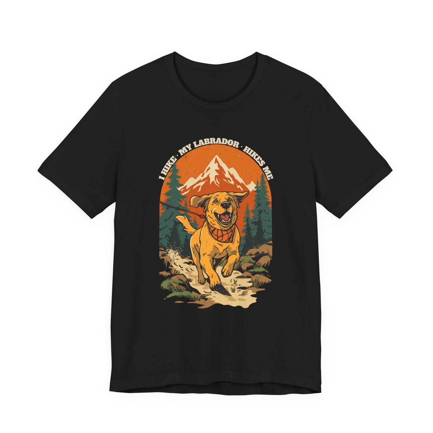 Labrador hiking tee Bella Canvas 3001