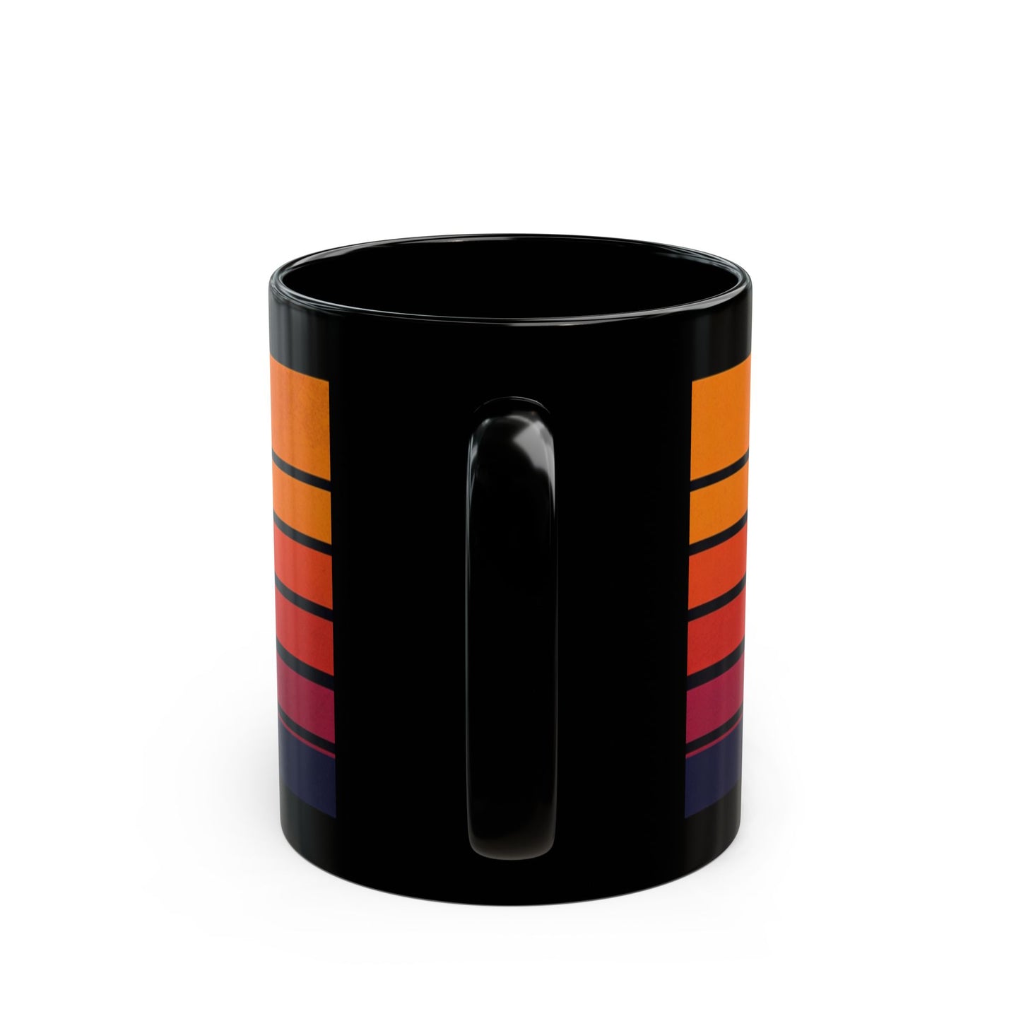 Retro staffie Sunglasses Mug — Colorful Coffee Cup (11oz/15oz)
