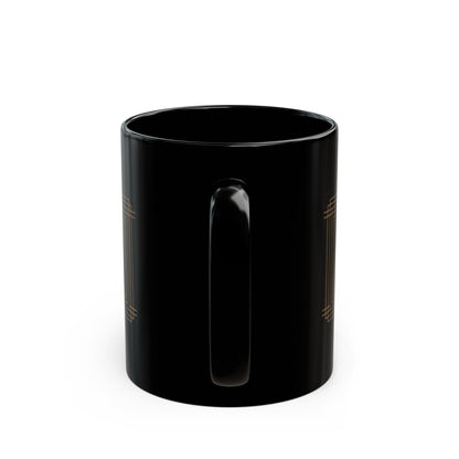 Pug mug with coffee on a desk