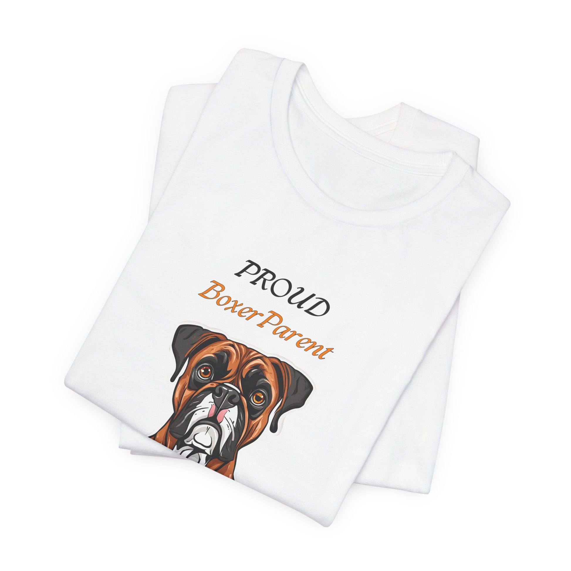 Proud Boxer Parent design close-up of the Boxer Love artwork