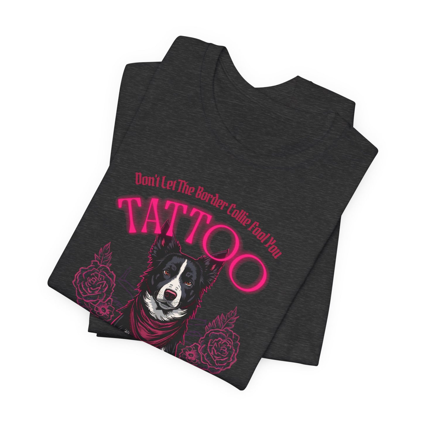 Tattoo Dog Graphic Tee — 'Tattoo' Bandana Puppy Design