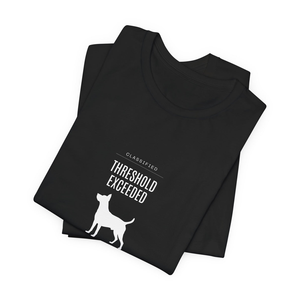 Threshold Exceeded Tee — Cybercore Graphic T‑Shirt — SniffWaggleNWalk™