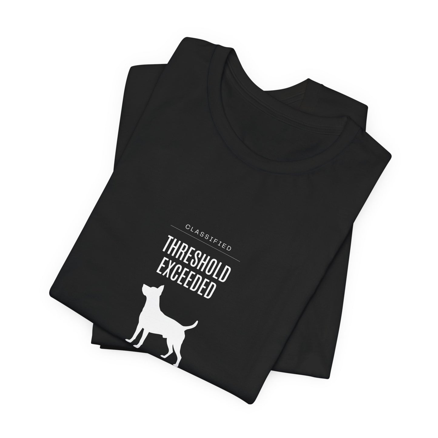 Threshold Exceeded Tee — Cybercore Graphic T‑Shirt
