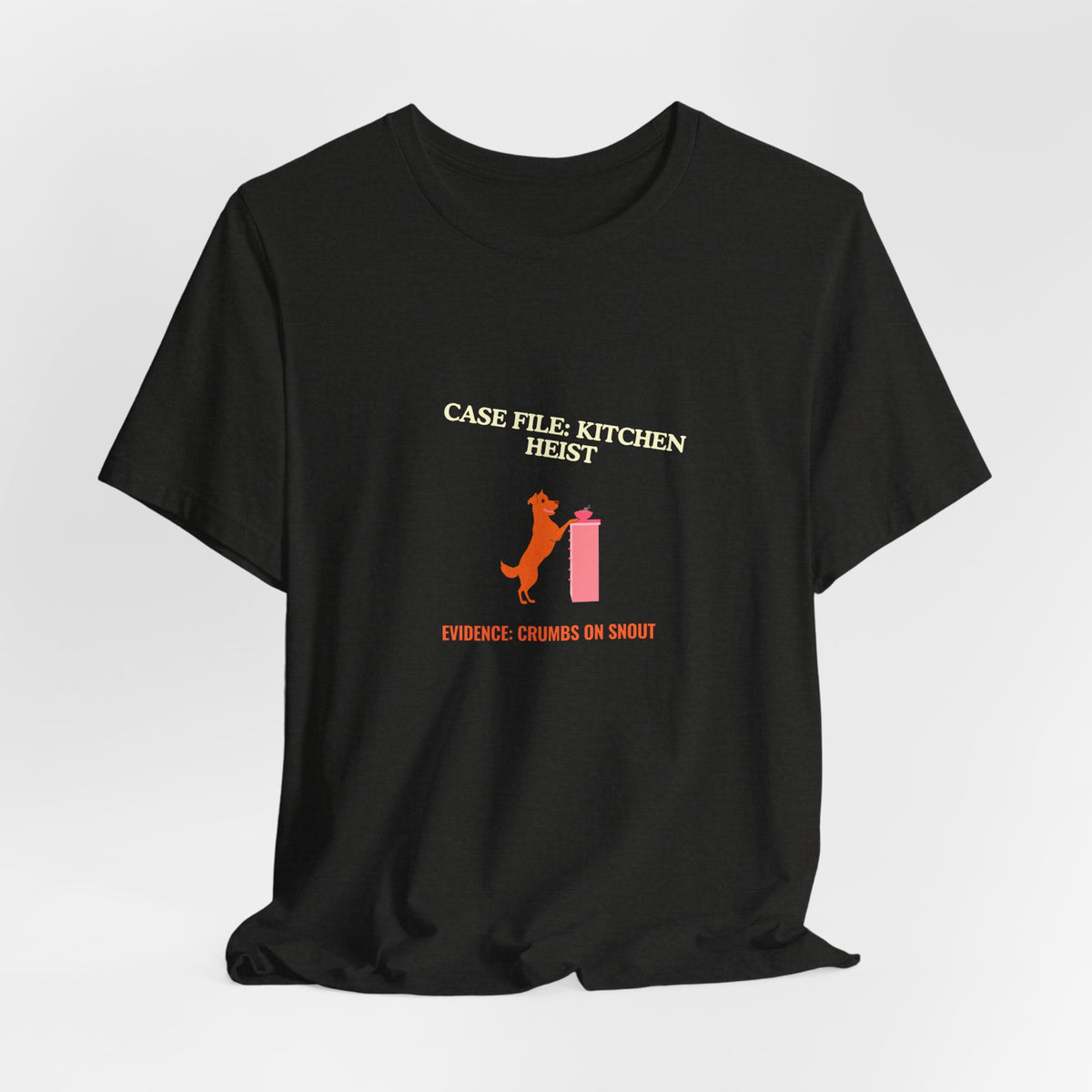 Kitchen Heist T-Shirt — "Case File: Kitchen Heist" Funny Baking Crime Tee — SniffWaggleNWalk™