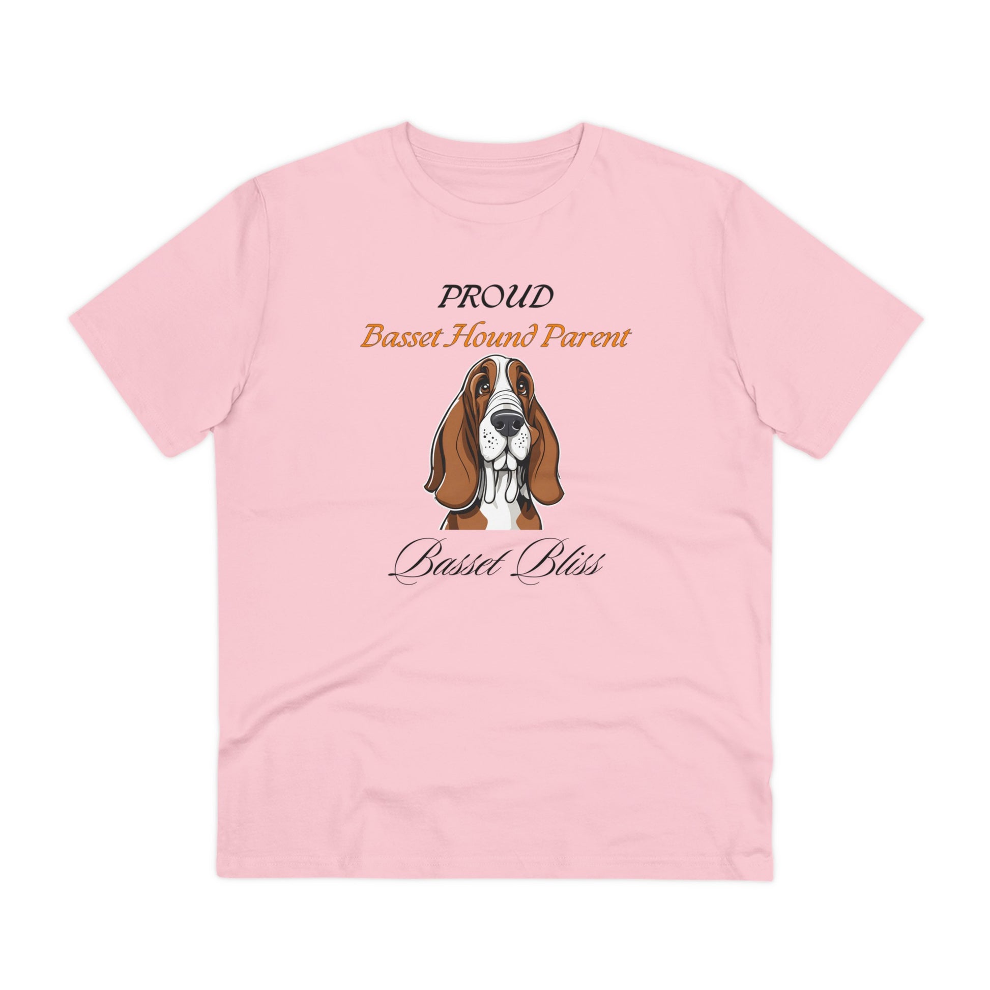 PROUD BASSET HOUND PARENT "Basset Bliss" Organic T-shirt - Unisex - Sniff Waggle And Walk