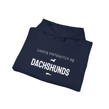 Dachshund hoodie size and fit reference photo