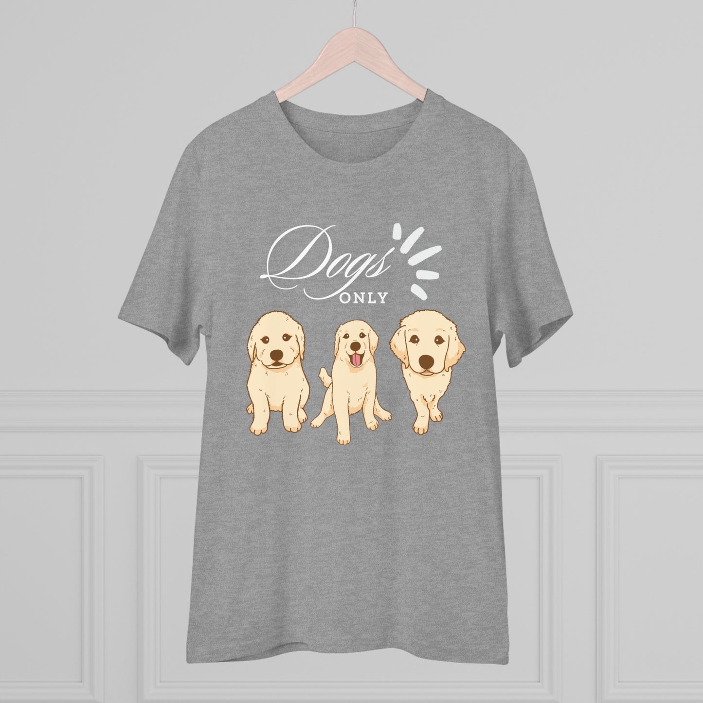 DOGS ONLY Organic T-shirt - Unisex - Sniff Waggle And Walk