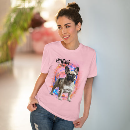 "FRENCHIE CLUB" Organic Creator T-shirt - Unisex by Sniffwaggleandwalk - Sniff Waggle And Walk