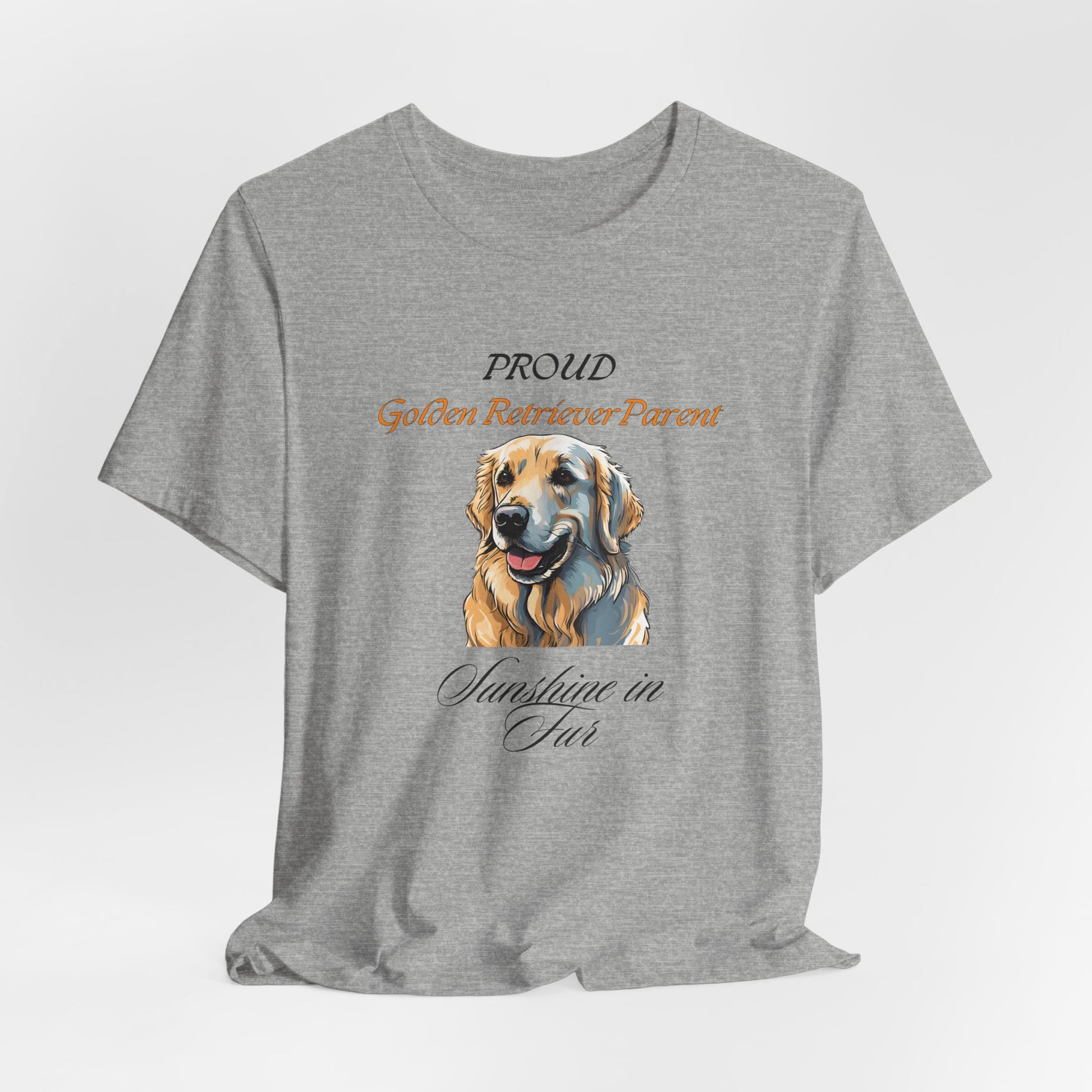 Proud Golden Retriever Parent unisex t-shirt, Golden lover gift