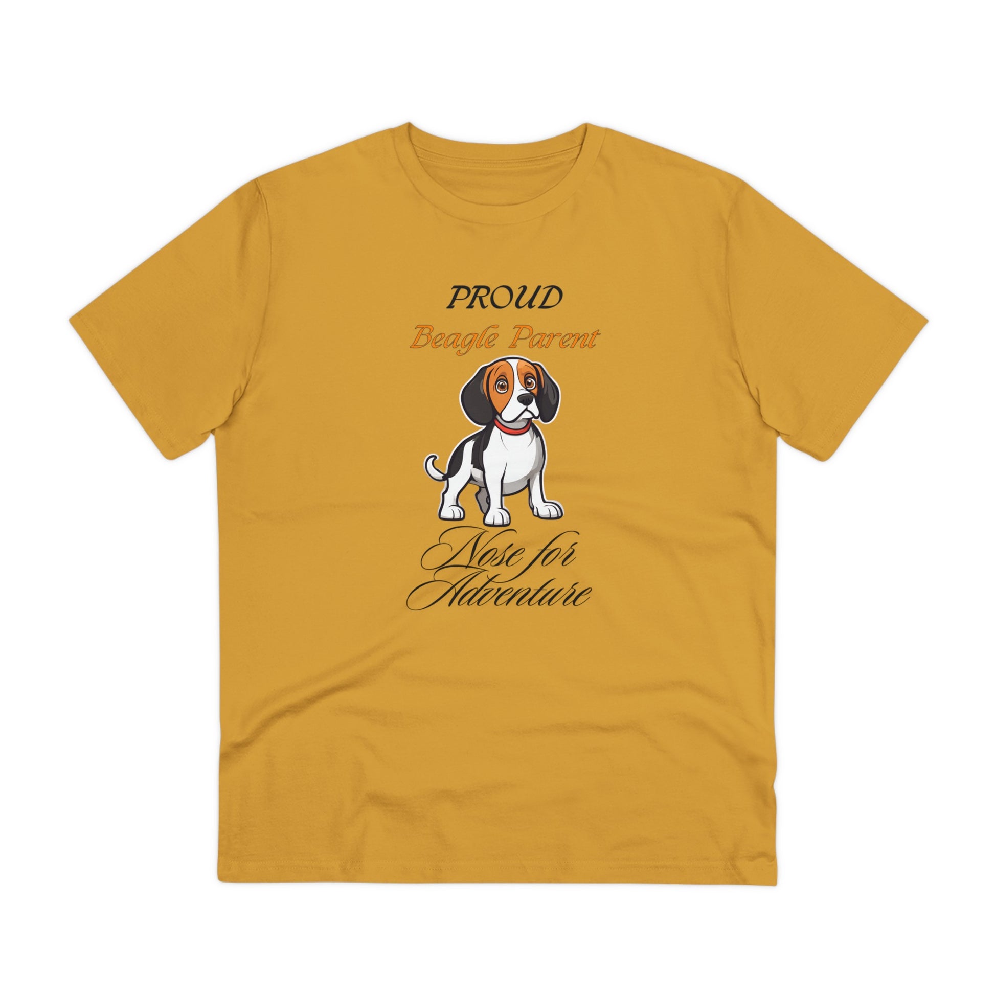 PROUD BEAGLE PARENT "nose for adventure" Organic T-shirt - Unisex - Sniff Waggle And Walk