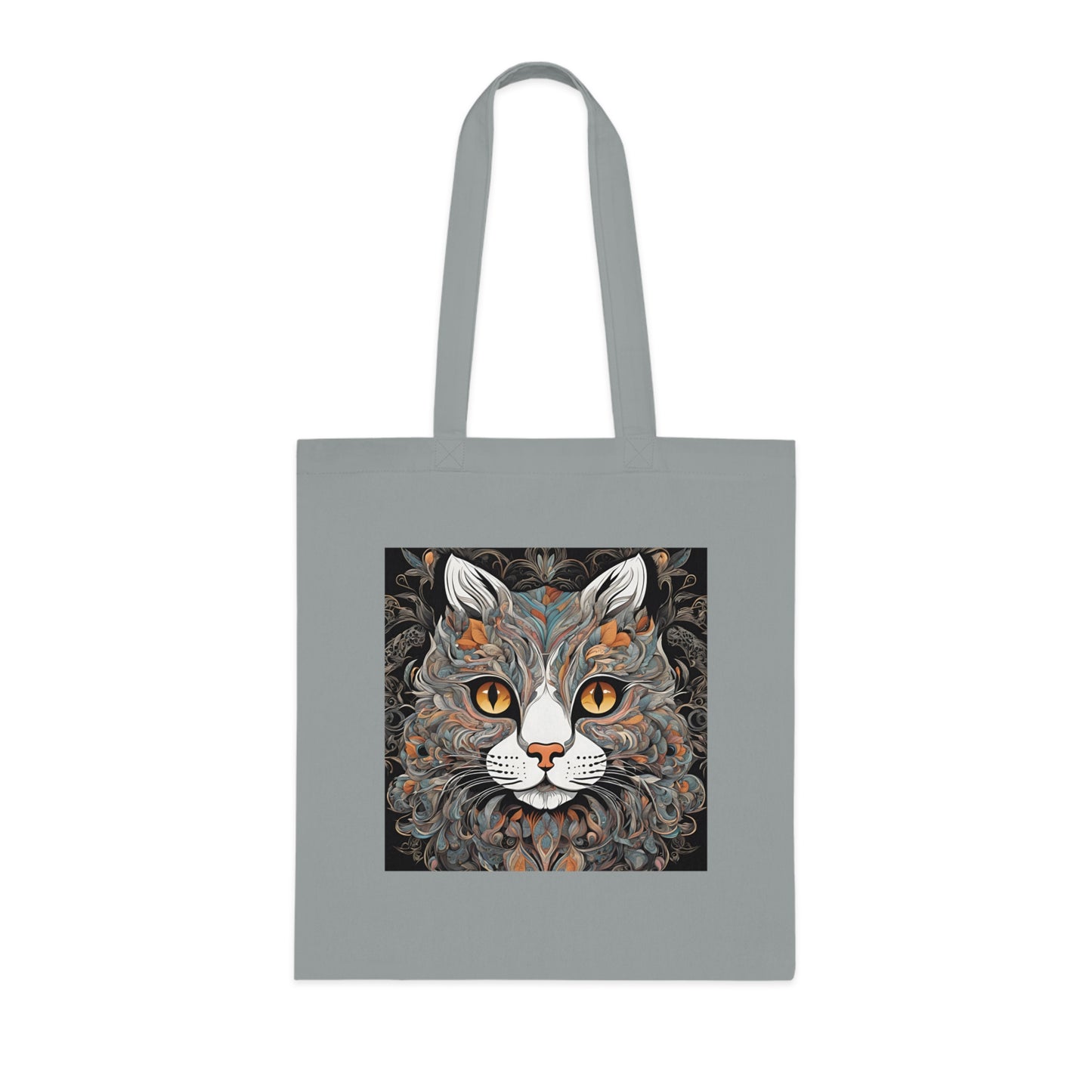 Cat Cotton Tote Bag - Double-Sided Design-Sniffwaggleandwalk™