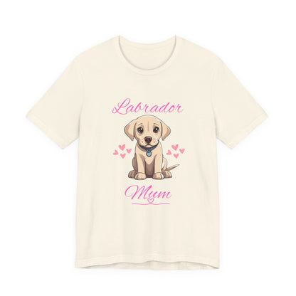 Labrador Mum T-Shirt — Navy — Labrador gift tee — SniffWaggleNWalk™
