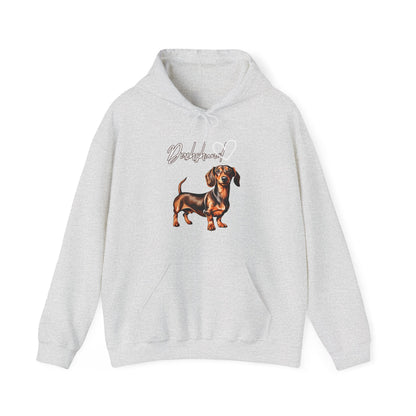 "Dachshund Hoodie for Dog Lovers-Cozy Sweatshirt with Cute Dachshund Design-Worldwide Shipping Available"