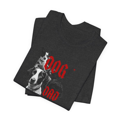 DOG DAD t-shirt in Navy, flat lay