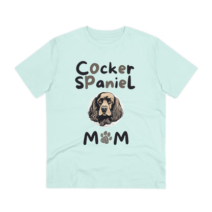 "COCKER SPANIEL MUM" Organic T-shirt - Unisex by SniffWaggle'n'Walk™ - Sniff Waggle And Walk