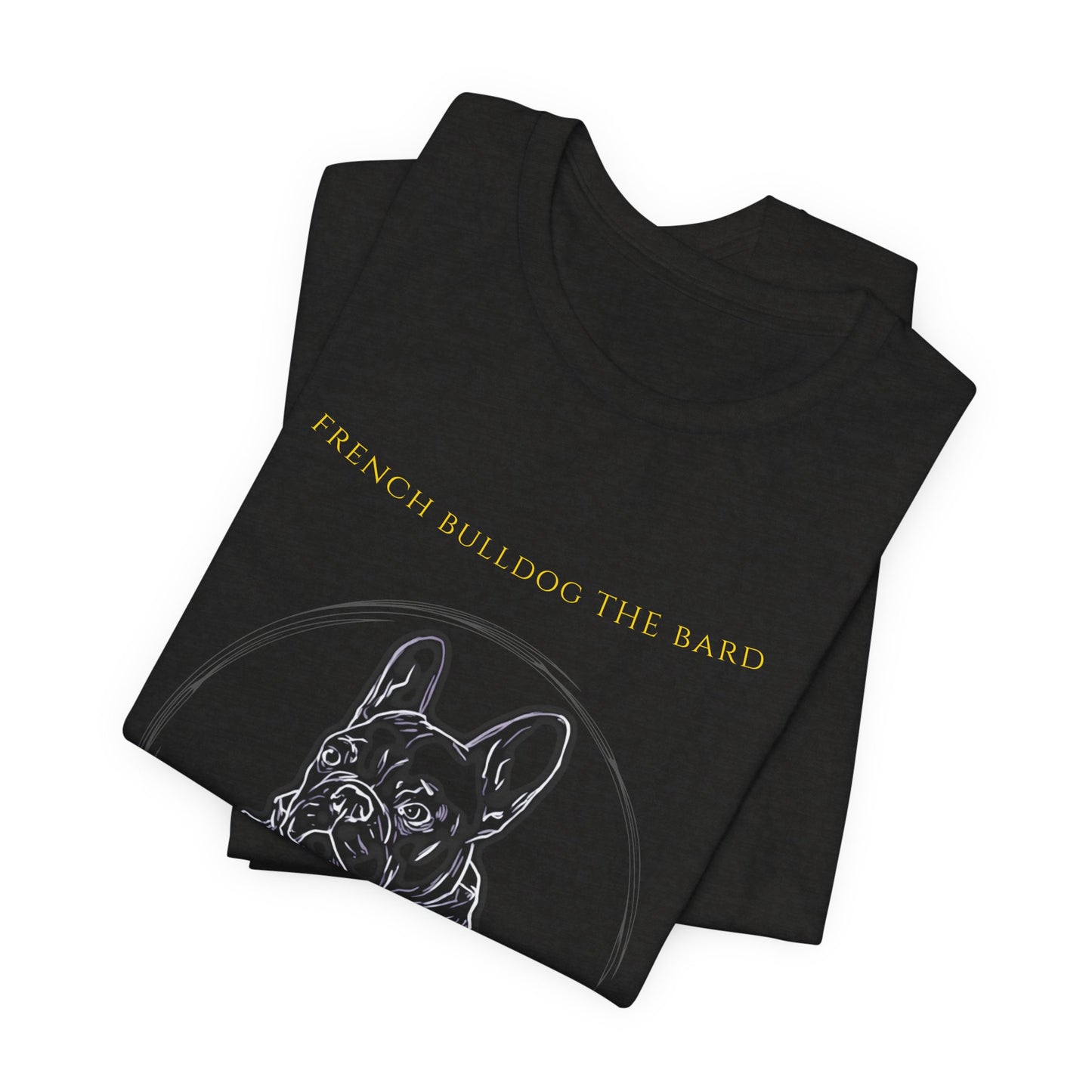 French Bulldog the bard Adventure T-Shirt — "Adventure Awaits" Graphic Tee