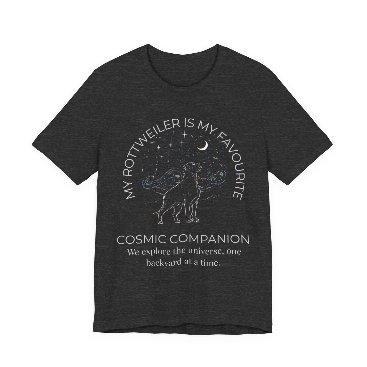 My Rottweiler Is My Favourite Cosmic Companion T-Shirt