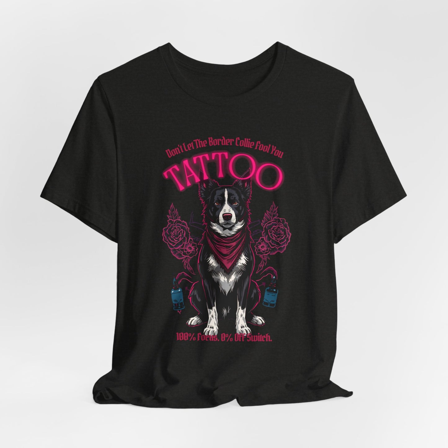 Tattoo Dog Graphic Tee — 'Tattoo' Bandana Puppy Design