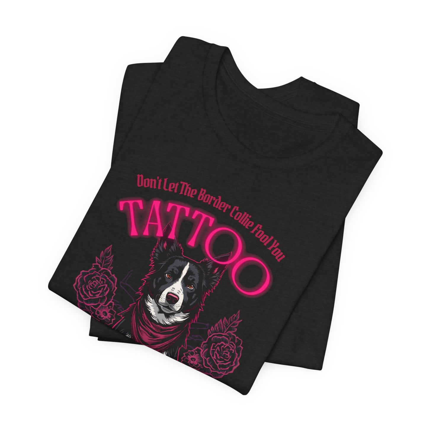 Tattoo Dog Graphic Tee — 'Tattoo' Bandana Puppy Design