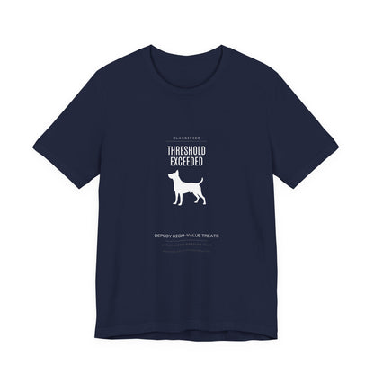 Threshold Exceeded Tee — Cybercore Graphic T‑Shirt