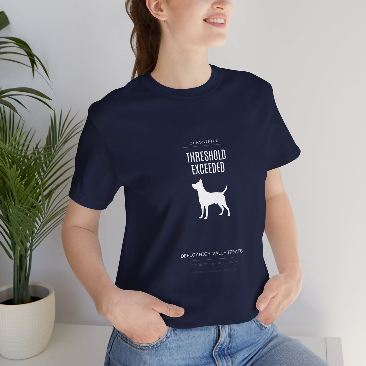 Threshold Exceeded Tee — Cybercore Graphic T‑Shirt — SniffWaggleNWalk™