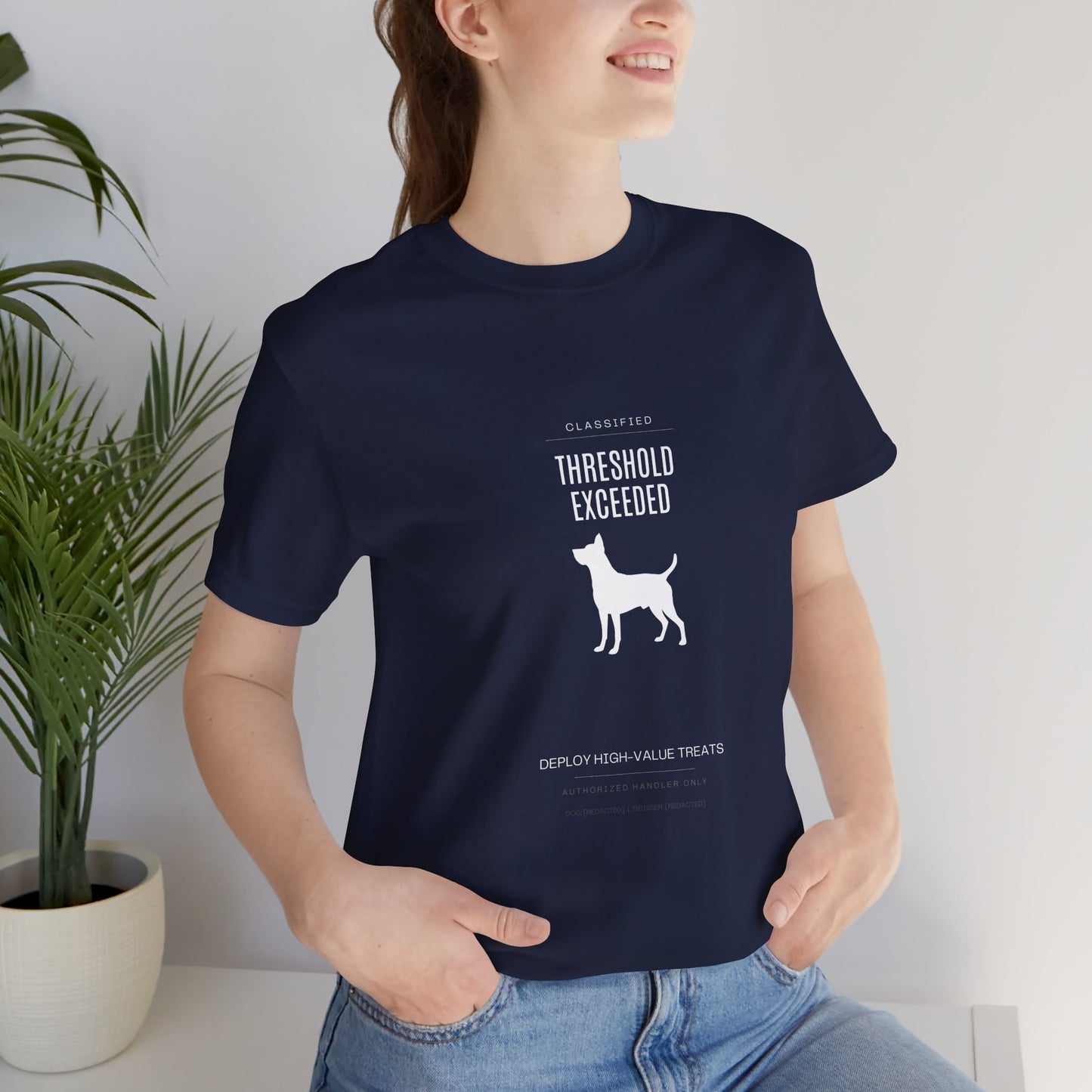 Threshold Exceeded Tee — Cybercore Graphic T‑Shirt