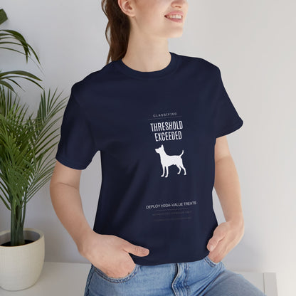 Threshold Exceeded Tee — Cybercore Graphic T‑Shirt