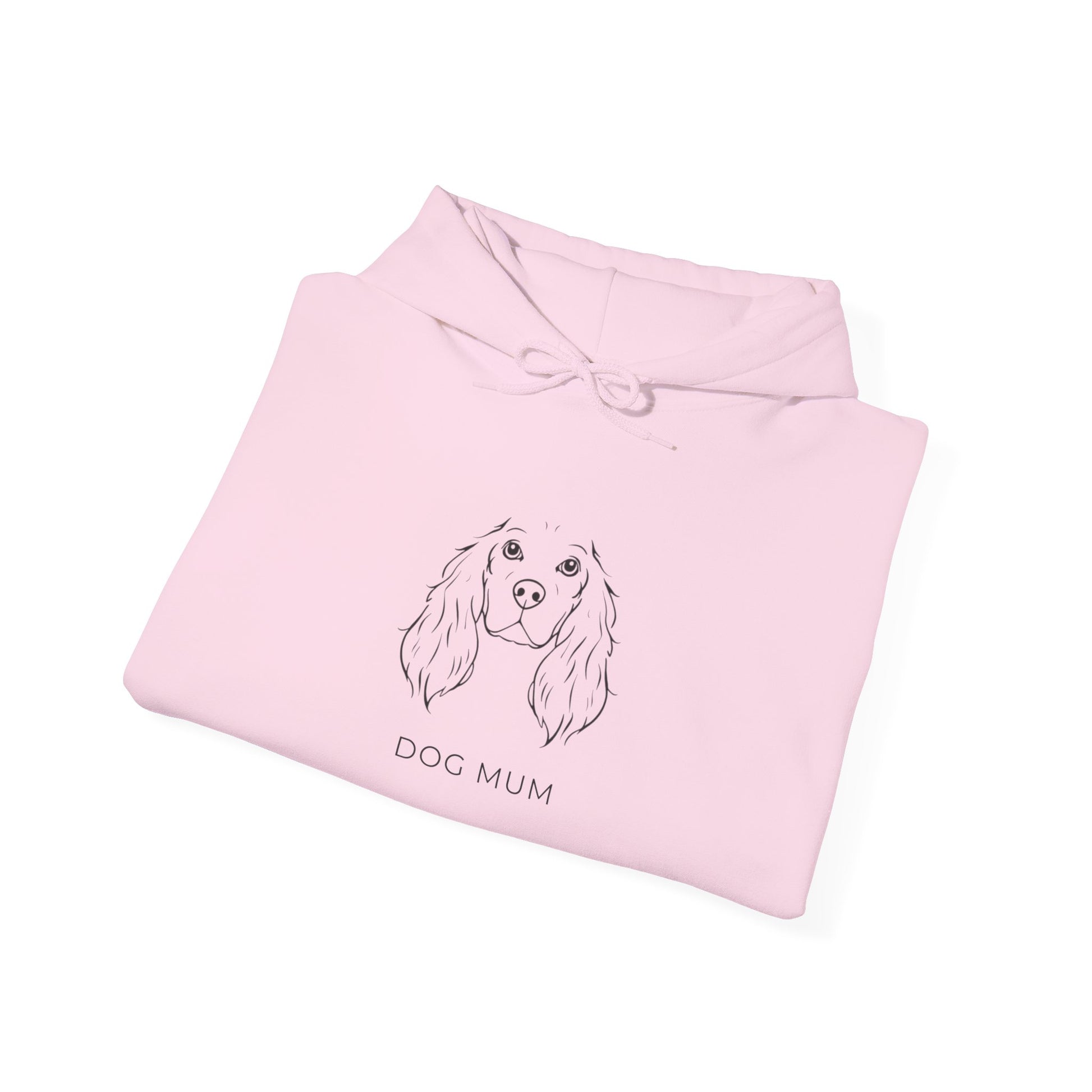 Cocker Spaniel Dog Mum hoodie back view
