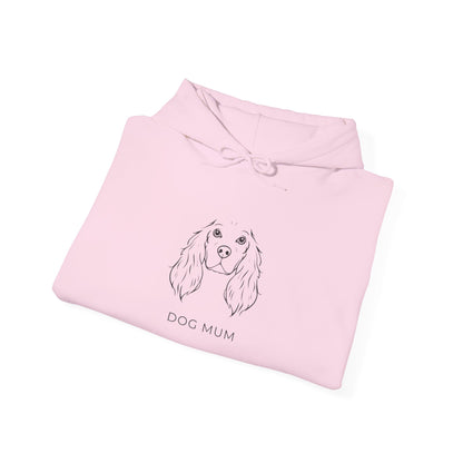 Cocker Spaniel Dog Mum hoodie back view