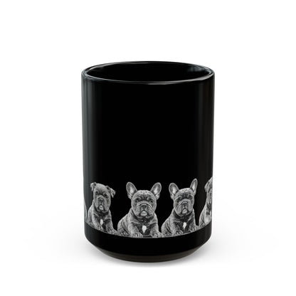 Staffie coffee mug front view