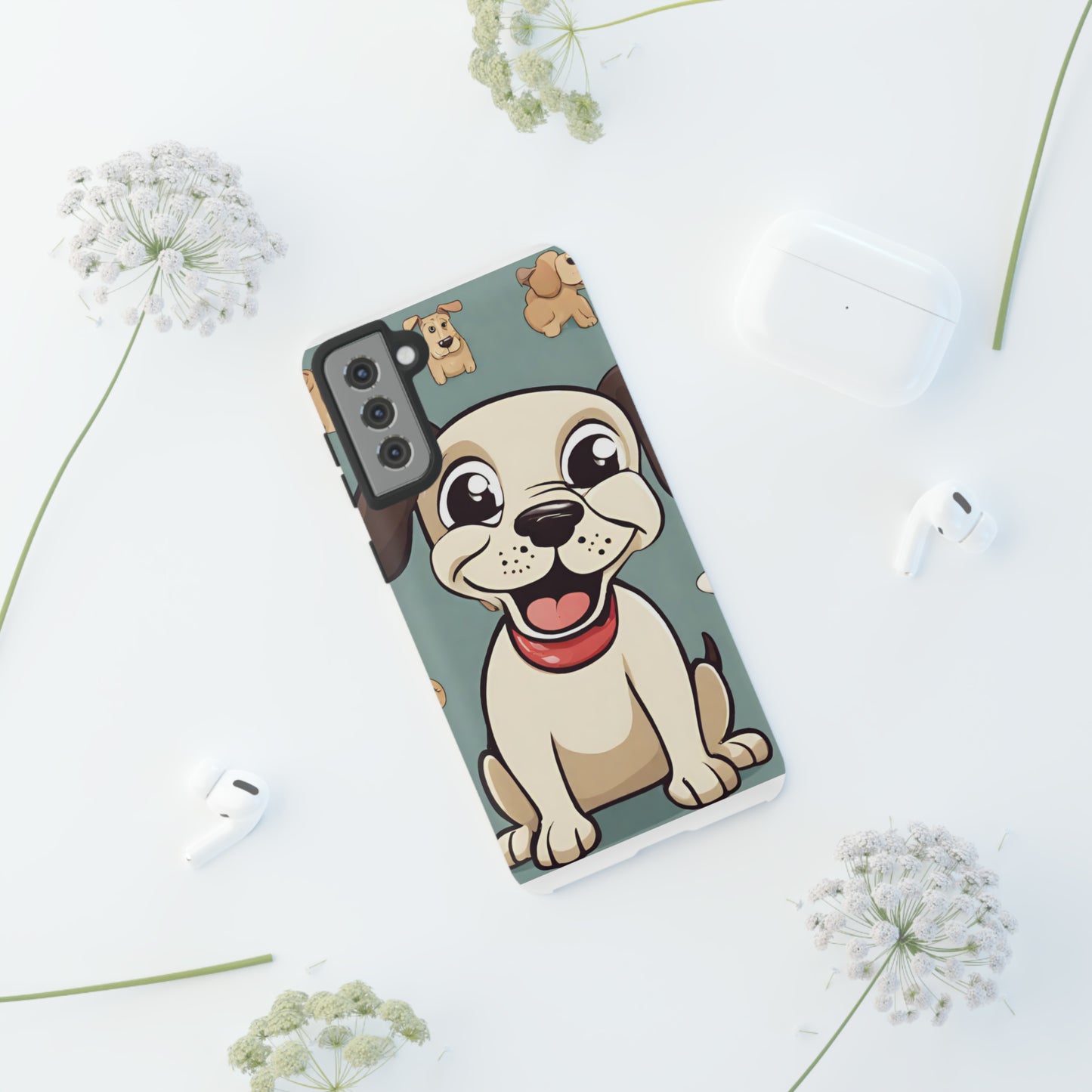 Sniffwagglendwalk™ Multi Dog Design Tough Phone CaseS. - Sniff Waggle And Walk