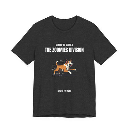 The Zoomies Division Tee — Born to Run  Dog Shirt