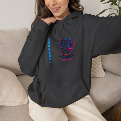Labrador Streetwear Hoodie — Neon Lab Unisex Pullover