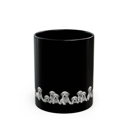 Golden Retriever mug shown in hand