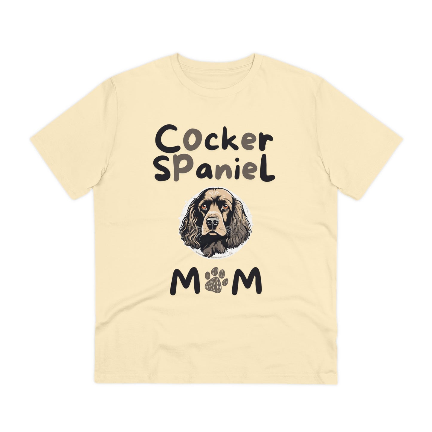 "COCKER SPANIEL MUM" Organic T-shirt - Unisex by SniffWaggle'n'Walk™ - Sniff Waggle And Walk