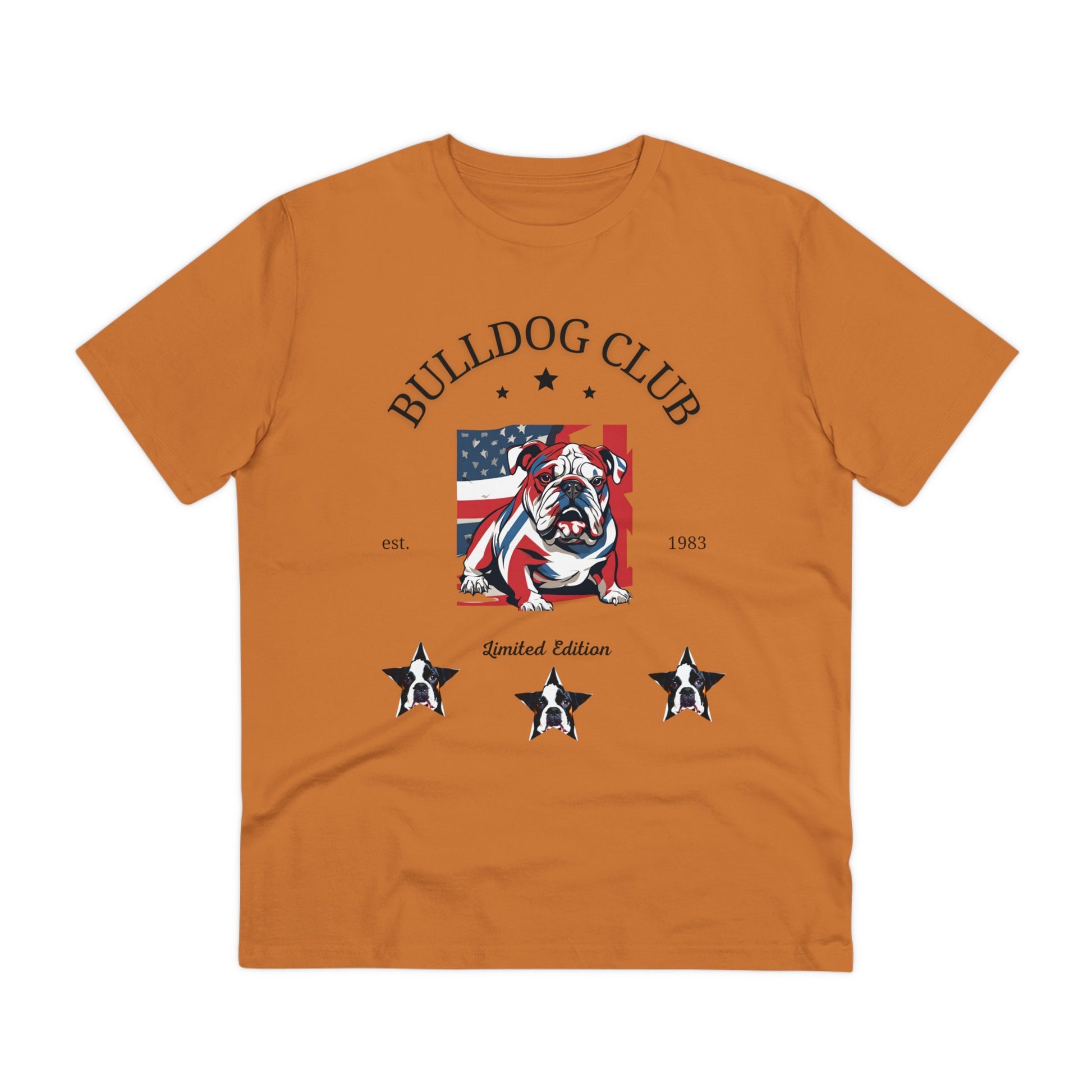 "BULLDOG CLUB" Organic Creator T-shirt - Unisex by Sniff, Waggle, and Walk™ - Sniff Waggle And Walk