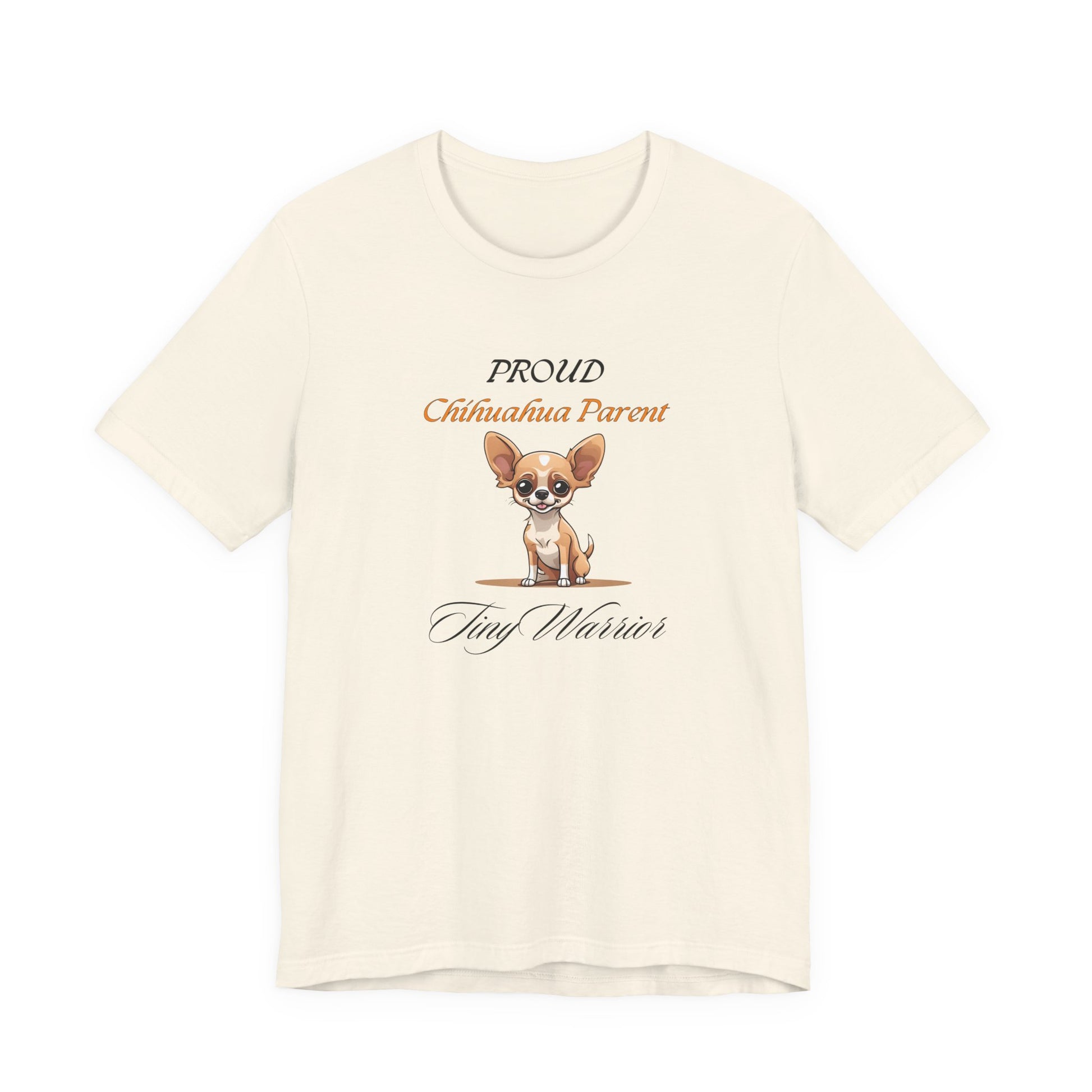 Proud Chihuahua Parent t-shirt in White, front view