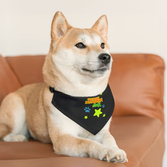 (Future instagram star) Fun Pet Bandana Collar for Dogs, Playful Style for Pets, Perfect for Walks, Paw-ty Celebrations, Holiday Gifts, Pet Dress Up
