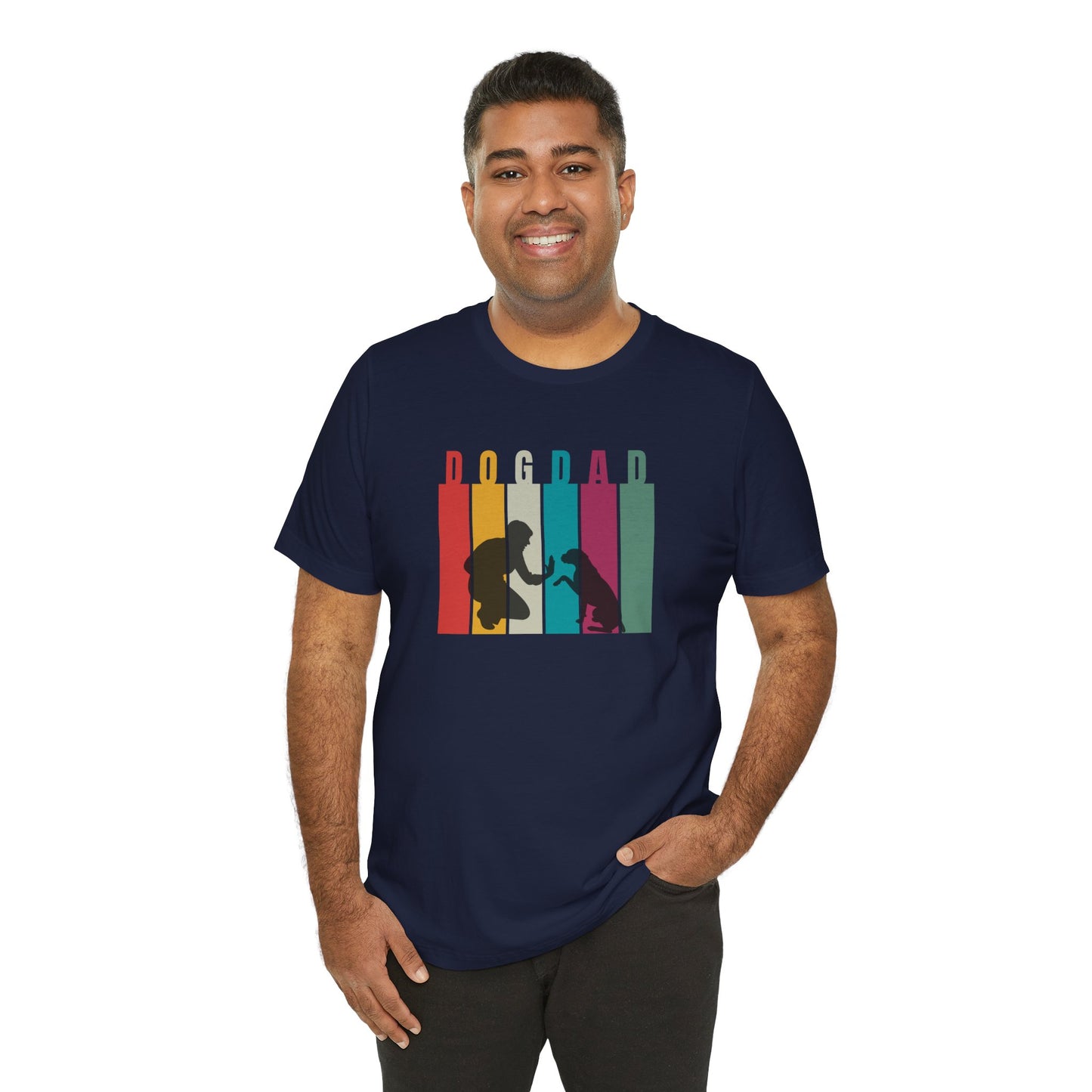 Dog Dad T-Shirt — Sniff Waggle And Walk dog dad design