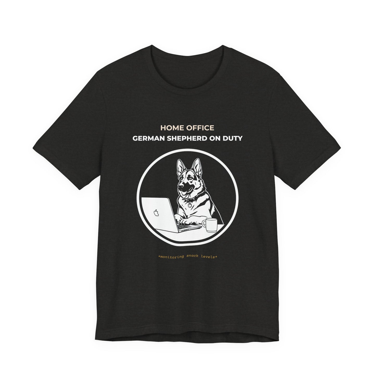 German Shepherd 'Home Office — On Duty' Tee