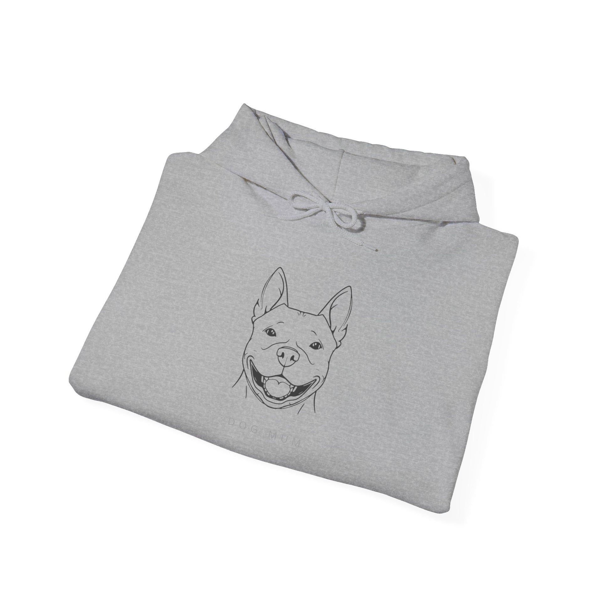 Staffie Dog Mum hoodie size and fit reference